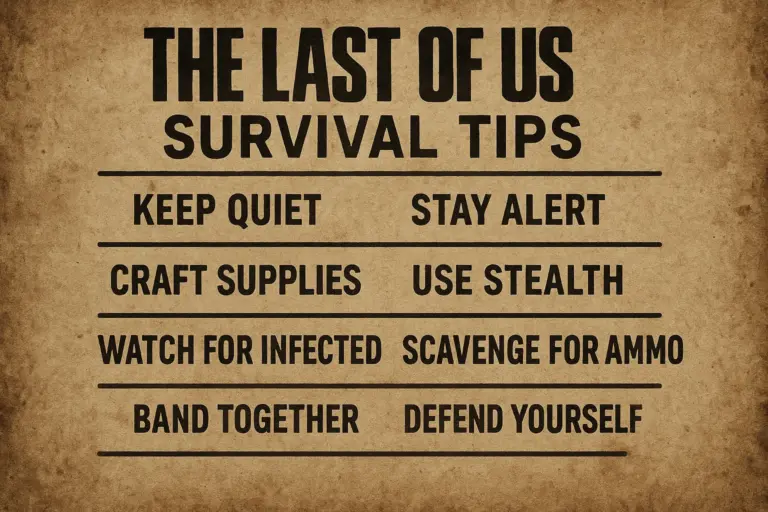 The Last of Us survival tips