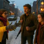 Jasmila Žbanić directing 'Kin' episode in snowy Jackson set