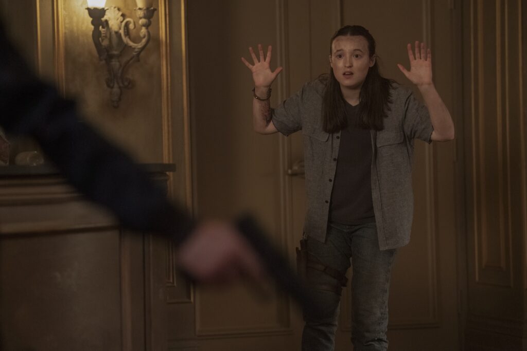 switching perspectives between Ellie and Abby